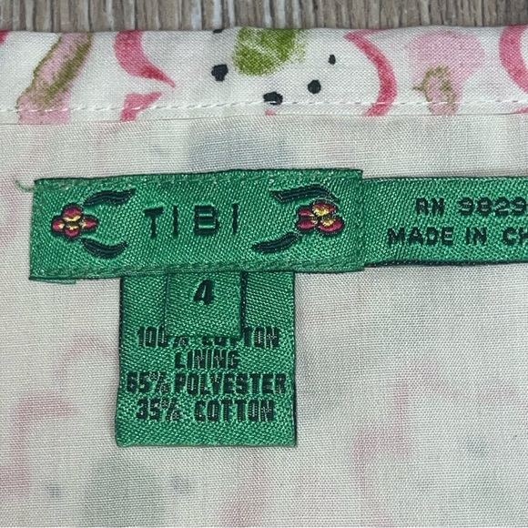 Tibi Women’s Size 4 Floral Lace Pleated Midi Skirt Cotton Lined Multi Color - Picture 4 of 13